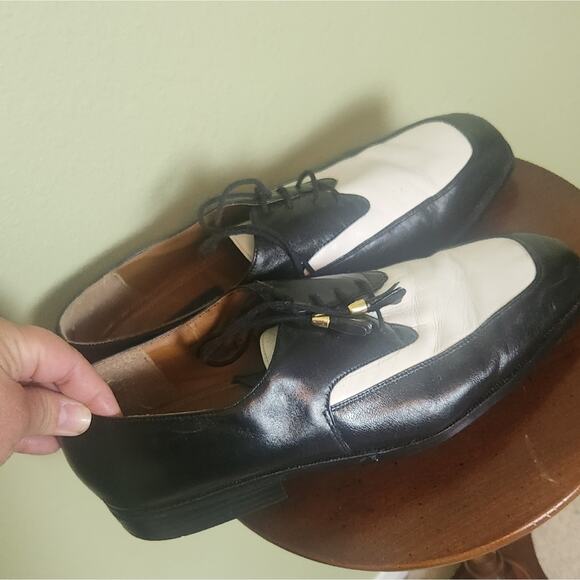 Giorgio Brutini Retro Italian Leather Oxfords Size 10.5 main image 6